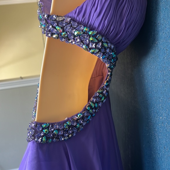 Jovani size 10, smooth transition ballroom, dancing gown - Picture 5 of 14